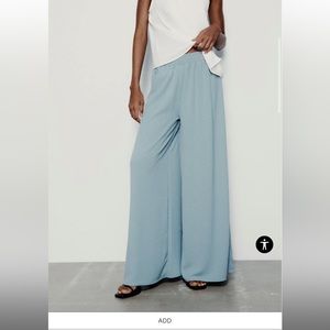 Zara Flowy Palazzo Pants